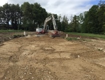Viabilisation d'un terrain à Grane